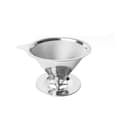 Miniatyrbillede 1 af 5: Rustfrit stål Hæld Over Kaffe Dripper Filter Dobbelt Mesh Papir