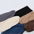 Miniatyrbillede 3 af 4: Afslappet Beanie Oversized Slouchy med Åndbart Uld Klassisk Bølgemønster Design Til Fødselsdag Jul Thanksgiving Gave (Kaffe)