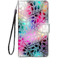 Miniatyrbillede 1 af 4: (H) Etui til Samsung Galaxy A13 4G, Stødsikkert Wallet Case Beskyttelsescover med Mønster, [Stand Funktion] [Kortholder] PU Læder Flip Case til Samsu