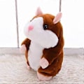 Miniatyrbilde 2 av 5: Snakkende Hamster Plysjleketøy, Gjenta Det Du Sier Morsomme Utstoppede Leker for Barn