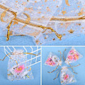Miniatyrbillede 5 af 5: 100 stk. Organzaposer (9 x 12 cm) Sukkerpose Smykkepose Slikposer