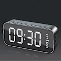 Miniatyrbild 5 av 5: Bluetooth högtalare väckarklocka - rosa