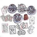 Miniatyrbillede 5 af 5: Patches Broderede Sorte Es Spader Pocker Kort Terninger Ild Flamme Lille Størrelse Hvide Terninger Røde Hjerter Diamanter