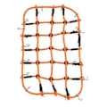Pikkukuva 3 / 5: RC Joustava 110x190mm / 4.33x7.48 tuumaa. Tavaraverkko metallikoukulla RC-ajoneuvoille, Crawlereille, Buggy-autoille D90 per per per - Teline (oranssi)
