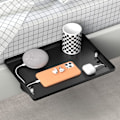 Miniatyrbillede 2 af 3: Sengeside opbevaringshylde, sengesidebakke, sengesidebord opbevaringshylde sort