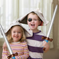 Miniatyrbild 3 av 5: 12 st uppblåsbara svärd piratsvärd leksak, 24 tum plastsvärd för barn