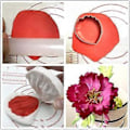 Pikkukuva 5 / 5: 4 kpl Gumpaste-kukkaleikkurisarja 2 kpl Fondant-silikonimuotti Gumpaste-pionikukka Sokeriaskartelu Fondant-kukkalehtimuotti Suklaantekovaihtoehto