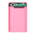 Miniatyrbillede 4 af 5: 2,5 tommer harddisk etui Usb3.0 ekstern Hdd/ssd kabinet Sata harddisk etui（pink）
