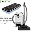 Miniatyrbillede 3 af 5: 3x HEPA-filtre til støvsugerdel Compact C1-C2 Complete C2- C3 S8340 + 3 luftrensningsfiltre + ( )