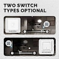 Miniatyrbild 1 av 5: Zigbee Graffiti Smart Hem Dimmer Strömbrytare På/Av Strömbrytare App Fjärrkontroll Timer Smart Dimningsbrytare