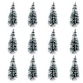 Miniatyrbild 2 av 3: 1 Set med 24 st juldekorationer för skrivbordet Mini 4CM Julgranprydnader