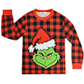 Miniatyrbillede 3 af 5: 4-9 år Børn Drenge Piger Jule Grinch Print Pyjamas Sæt Jule Tøj Nattøj Pjs Gaver (8-9 År A)