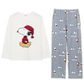 Miniatyrbillede 3 af 3: Julepyjamas til hele familien - matchende pyjamas sæt til efteråret med lange ærmer og Snoopy tegneseriemotiv til kvinder XL 60-70kg 13