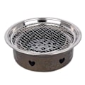 Miniatyrbillede 4 af 5: 30 cm rund grill i rustfrit stål grill net non-stick grill bageform
