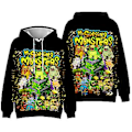 Miniatyrbillede 1 af 2: My Singing Monsters 3D-Printede Hoodies til Børn - Børnehoodies, Trøjer med Hætte, Langærmede Trøjer, Overdele, Kostumer (9-10 År E)