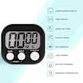 Miniatyrbild 2 av 5: Grön Magnetisk Köktimer, Magnetisk Timer med Hög Alarm för