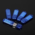 Miniatyrbilde 3 av 3: 5 stk 5V Kreativ U Disk Formet Led USB Nattlys Datamaskin Laptop Belysning Mini Lampe (Blå)