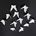 Pikkukuva 4 / 5: Säädettävät perhoskoristeet, pitkäikäinen PVC-materiaali monipuoliseen käyttöön, 3D-perhosseinäkoriste irrotettava tee-se-itse-projekteihin