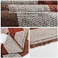 Miniatyrbild 4 av 5: 1 st. Brun Sjal Sjal Kvinna Imitation Cashmere Varm Höst Vinter