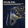 Miniatyrbillede 5 af 5: X15 PC-controller - Forbedret trådløs Bluetooth-controller med Hall-joysticks/Hall-aftrækkere/RGB-belysning - Ingen stick-drift
