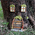 Miniatyrbild 5 av 5: Ljuslykta Miniatyr Alv Dörrar och Fönster, Miniatyr Hus Fönster och Dörr