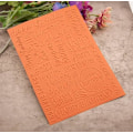 Miniatyrbilde 5 av 5: Gratulerer med dagen Hevet Relief Design Transparent Plast Embossing Mal