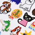 Miniatyrbillede 5 af 5: pakke med 27 stof patches