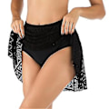 Miniatyrbillede 1 af 5: Dame Blonde Udhulet Badedragt Tankini Underdel Badeshorts (s-xxl) A(S SORT)