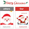 Miniatyrbillede 4 af 5: Jule Vindue Stickers, PVC Snefnug Vindue Stickers, DIY Dec