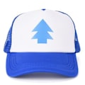 Miniatyrbillede 1 af 3: Dame og Herre Trucker Baseball Cap Pine Tree Dipper Gravity Fall Mesh Hat Justerbar (58-60CM)