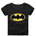 Pikkukuva 1 / 2: 2-7-vuotiaille lapsille Batman T-paita lyhythihainen piirretty tee-paita (4-5 vuotta musta)