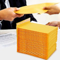 Miniatyrbild 3 av 5: Kraft bubbelkuvert, 10x12 tum, 25-pack fraktkuvert