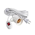 Miniatyrbild 3 av 5: E27 LED-lamphållare för hängande inomhusbelysning med strömbrytare och sladd, universell lampa, tillbehör (lamphållare 5m set2)