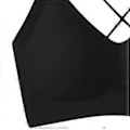 Pikkukuva 2 / 5: Naisten rintaliivit Jelly Strip -tukipaita Rintaliivit Alusvaatteet Push up -rintaliivit Pehmustetut Braletit (L Musta)
