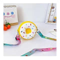 Miniatyrbillede 3 af 5: Donut Børne Pung Børnetaske Møntpung Sød Børne Møntpung Vilde Drenge Og Piger Messenger Taske Silikone Børnetaske Multi-farve Mulighed (gul)