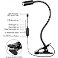 Miniatyrbilde 3 av 5: Skrivebordslampe med svanehals, multifunksjonell smartbryter, langvarig ytelse for daglig bruk, fleksibel og holdbar