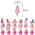 Pikkukuva 4 / 5: Barbie-synttärijuhlat 2023 - Pinkki Teemajuhlatarvikkeet, Mukana Onnittelulippu, Ilmapallot, Kakku- ja Kupkakiinnitteet ( )