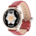 Pikkukuva 2 / 5: Garmin Lily 2 Active/Lily 2 -rannekkeelle 14mm yläkerroksen lehmännahkainen kellon ranneke - Punainen (Punainen)