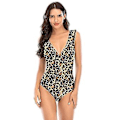 Miniatyrbild 1 av 4: Flickors badkläder bikini endel damer volang damer bikini badkläder S Leopardmönster