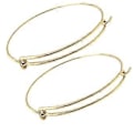 Miniatyrbild 2 av 2: 20 st Elastic Push-Pull Armband Justerbar Tråd Armband DIY Kvinnors Smycken (Guld)