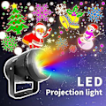 Miniatyrbilde 1 av 5: Julelys med LED-projeksjon 16 Julerutiner Laserlys Projektorlampe (EU-plugg)