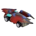 Miniatyrbillede 3 af 5: Firehjulstræk Dinosaur Model Træk Tilbage Bil Legetøj Børn Pædagogisk Køretøj Legetøj Dinosaur Model Bil
