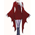 Miniatyrbild 2 av 5: Halloween Kostymklänning, Gotisk Dragsko Bodycon Performance Klänning, Damkläder (2XL)