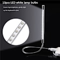 Miniatyrbild 3 av 5: Bärbar, snygg USB 10 st små glödlampor LED-lampa med hög b