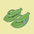 Miniatyrbillede 2 af 5: 2023 Nye Banan Designer Personligheds Tøfler Søde Indendørs Og Udendørs Strand Solide Flip Flops Damer Sandaler Sko Slides-c (38-39 Grøn)
