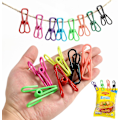 Miniatyrbillede 5 af 5: 30 stk. chipklips, flerfarvede clips med høj elastisk styrke til fødevarepakker, tøjpinde og poseklips