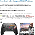 Miniatyrbild 2 av 4: Bluetooth-kontroller för Switch/Mac/PC/Steam/mobiltelefon/iOS/Android//TV/iPad/Table/Apple Arcade MFi-spel, switch pro