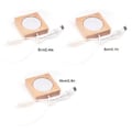 Miniatyrbillede 5 af 5: LED Trælampeholder til 2D/3D Krystalhåndværk - USB Multifunktionel Kvadratisk Lysbase (10)