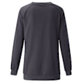Miniatyrbillede 3 af 4: Juletunika Kvinder Langærmet T-shirt Julemand Sød Elg Print Top Bluser M Grå
