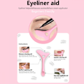 Pikkukuva 3 / 5: Eyeliner-asemointia silikonia, eyeliner-apu, kauneustyökalut, vaaleanpunainen